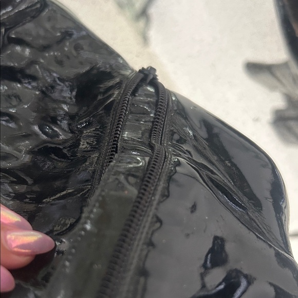 Stuart Weitzman Black Patent Leather Ankle Boots - Picture 4 of 13